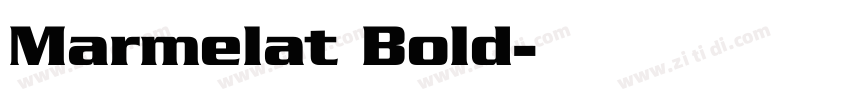 Marmelat Bold字体转换